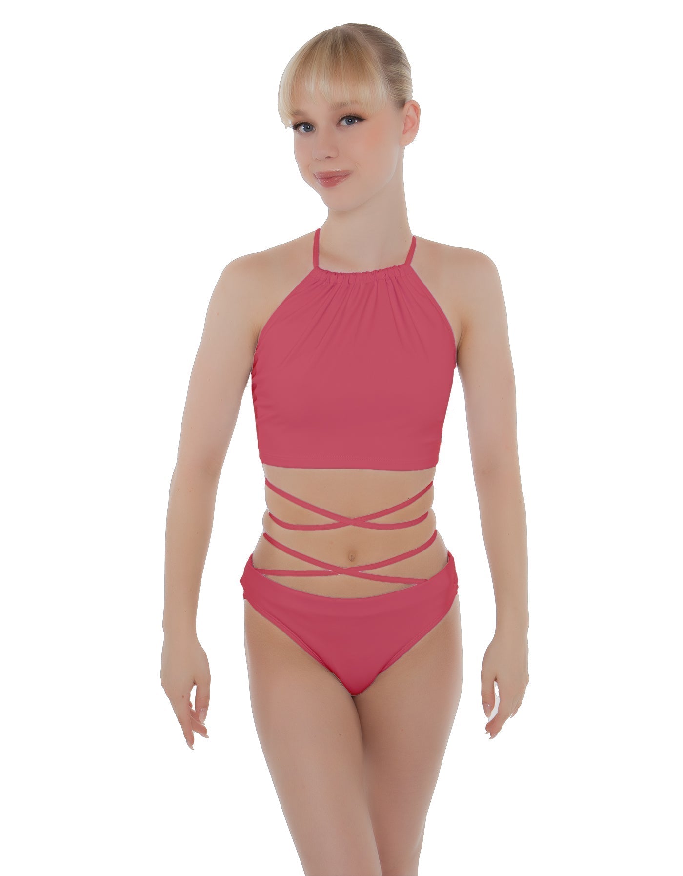 Solid Lycra Moving On Crop Top
