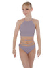 Solid Lycra Moving On Crop Top