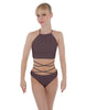 Solid Lycra Moving On Crop Top