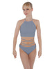 Solid Lycra Moving On Crop Top