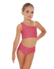 Solid Lycra One Shoulder Crop Top