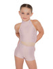 Solid Lycra Halter Crop Top