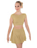 Solid Lycra Bow Back Crop Top