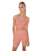 Solid Lycra Scoop Neck Spaghetti Strap Crop