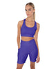 Solid Lycra Scoop Neck Spaghetti Strap Crop