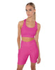 Solid Lycra Scoop Neck Spaghetti Strap Crop