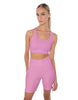 Solid Lycra Scoop Neck Spaghetti Strap Crop