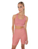 Solid Lycra Scoop Neck Spaghetti Strap Crop