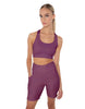 Solid Lycra Scoop Neck Spaghetti Strap Crop