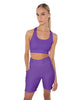 Solid Lycra Scoop Neck Spaghetti Strap Crop