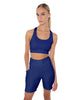 Solid Lycra Scoop Neck Spaghetti Strap Crop