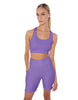 Solid Lycra Scoop Neck Spaghetti Strap Crop