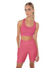 Solid Lycra Scoop Neck Spaghetti Strap Crop