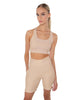Solid Lycra Scoop Neck Spaghetti Strap Crop