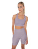 Solid Lycra Scoop Neck Spaghetti Strap Crop