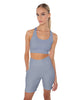 Solid Lycra Scoop Neck Spaghetti Strap Crop