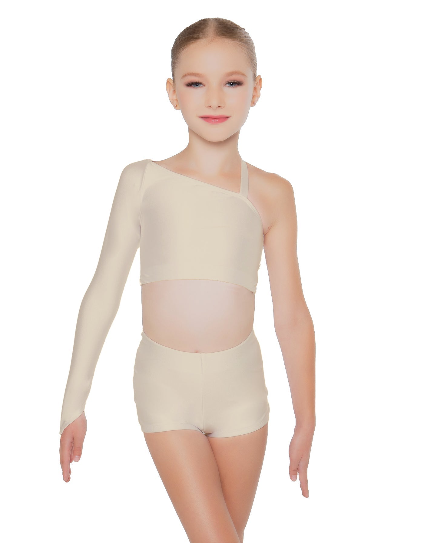 Solid Lycra Sparks Fly Crop Top