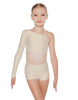 Solid Lycra Sparks Fly Crop Top
