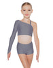 Solid Lycra Sparks Fly Crop Top