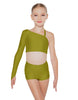 Solid Lycra Sparks Fly Crop Top