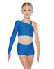 Solid Lycra Sparks Fly Crop Top