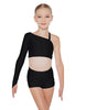Solid Lycra Sparks Fly Crop Top
