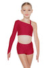 Solid Lycra Sparks Fly Crop Top