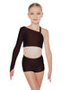 Solid Lycra Sparks Fly Crop Top