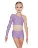 Solid Lycra Sparks Fly Crop Top