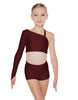 Solid Lycra Sparks Fly Crop Top