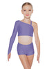 Solid Lycra Sparks Fly Crop Top
