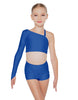 Solid Lycra Sparks Fly Crop Top