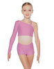 Solid Lycra Sparks Fly Crop Top