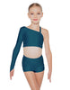 Solid Lycra Sparks Fly Crop Top
