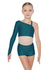 Solid Lycra Sparks Fly Crop Top