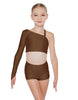 Solid Lycra Sparks Fly Crop Top