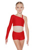 Solid Lycra Sparks Fly Crop Top