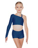 Solid Lycra Sparks Fly Crop Top