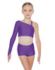 Solid Lycra Sparks Fly Crop Top