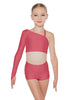 Solid Lycra Sparks Fly Crop Top