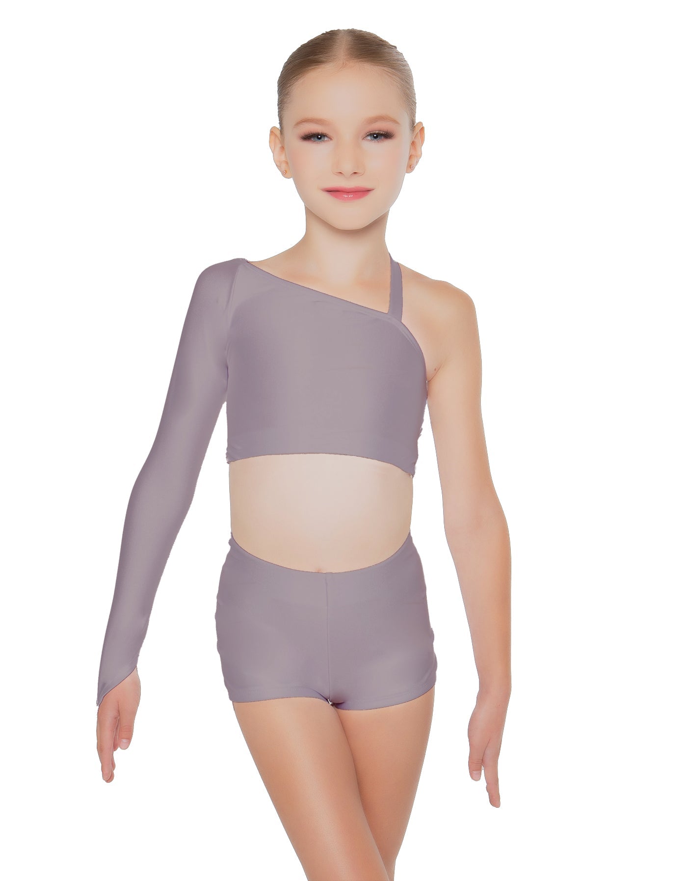Solid Lycra Sparks Fly Crop Top