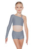 Solid Lycra Sparks Fly Crop Top