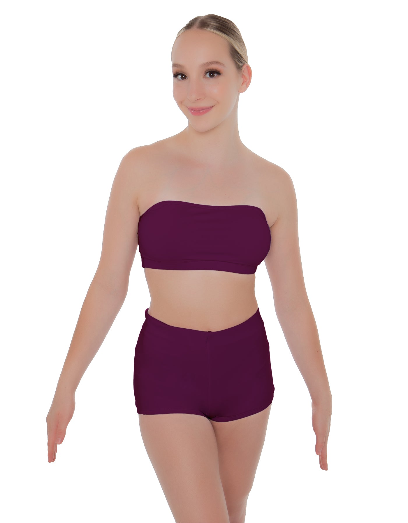 Solid Lycra Bandeau