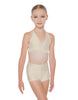 Solid Lycra V Bra with Ruffles