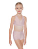 Solid Lycra V Bra with Ruffles