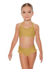 Solid Lycra Halter Sweetheart Bra with Ruffle