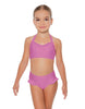 Solid Lycra Halter Sweetheart Bra with Ruffle