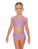 Solid Lycra Halter Sweetheart Bra with Ruffle