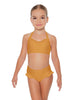 Solid Lycra Halter Sweetheart Bra with Ruffle
