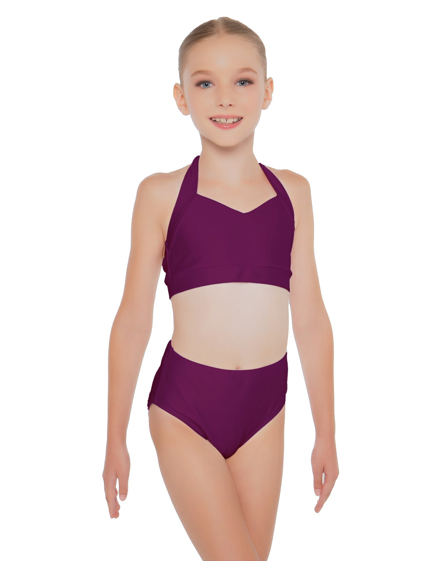 Solid Lycra Halter Sweetheart Bra
